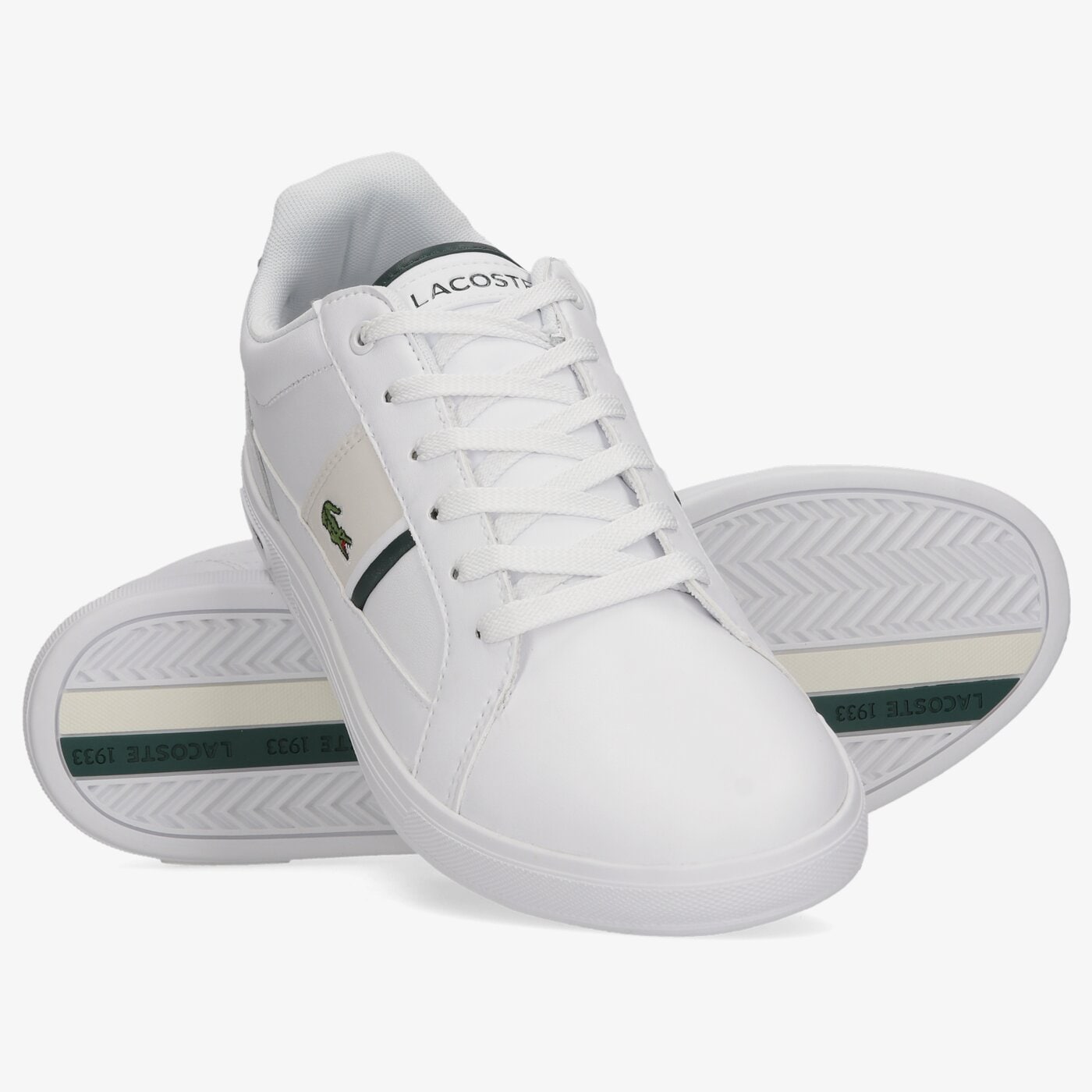 Męskie sneakersy (buty) LACOSTE EUROPA 0722 1 743sma00241r5 kolor biały