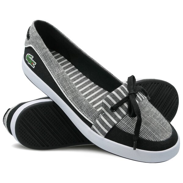 Damskie trampki LACOSTE LANCELLE BOAT 118 1 735caw0037312 kolor czarny