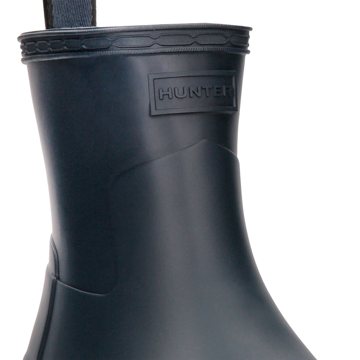 Damskie kalosze (buty gumowe) HUNTER REFINED LOW HEEL ANKLE BOOT wfs2014rma-nvy kolor granatowy