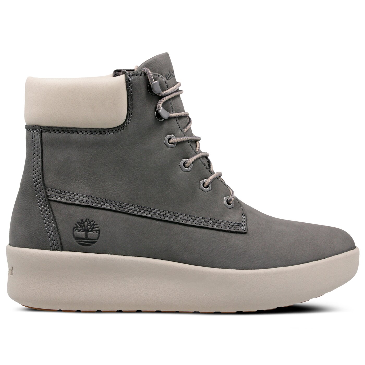 Damskie sneakersy (buty) TIMBERLAND BERLIN PARK 6 INCH a1rxg kolor szary