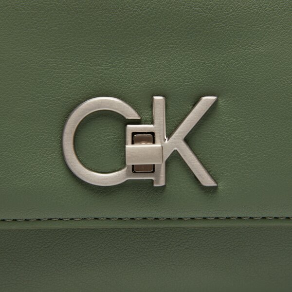 Damska torebka CALVIN KLEIN TOREBKA RE-LOCK CAMERA BAG k60k611083lkg kolor zielony