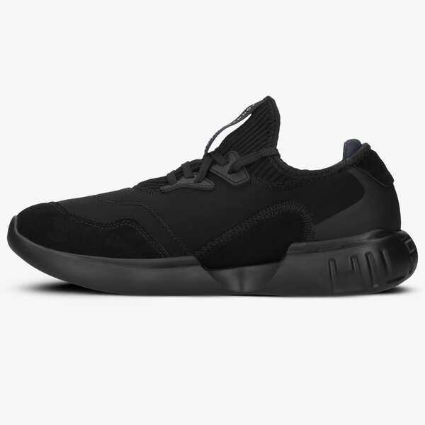 Męskie sneakersy (buty) TOMMY HILFIGER CORPORATE MIX MODERN RUNNER fm0fm02382990 kolor czarny