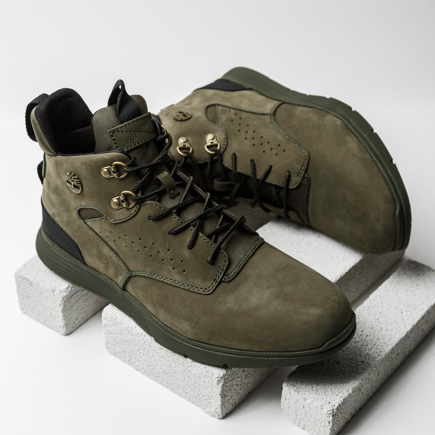 Męskie sneakersy (buty) TIMBERLAND KILLINGTON HIKER CHUKKA tb0a1odqa581 kolor khaki