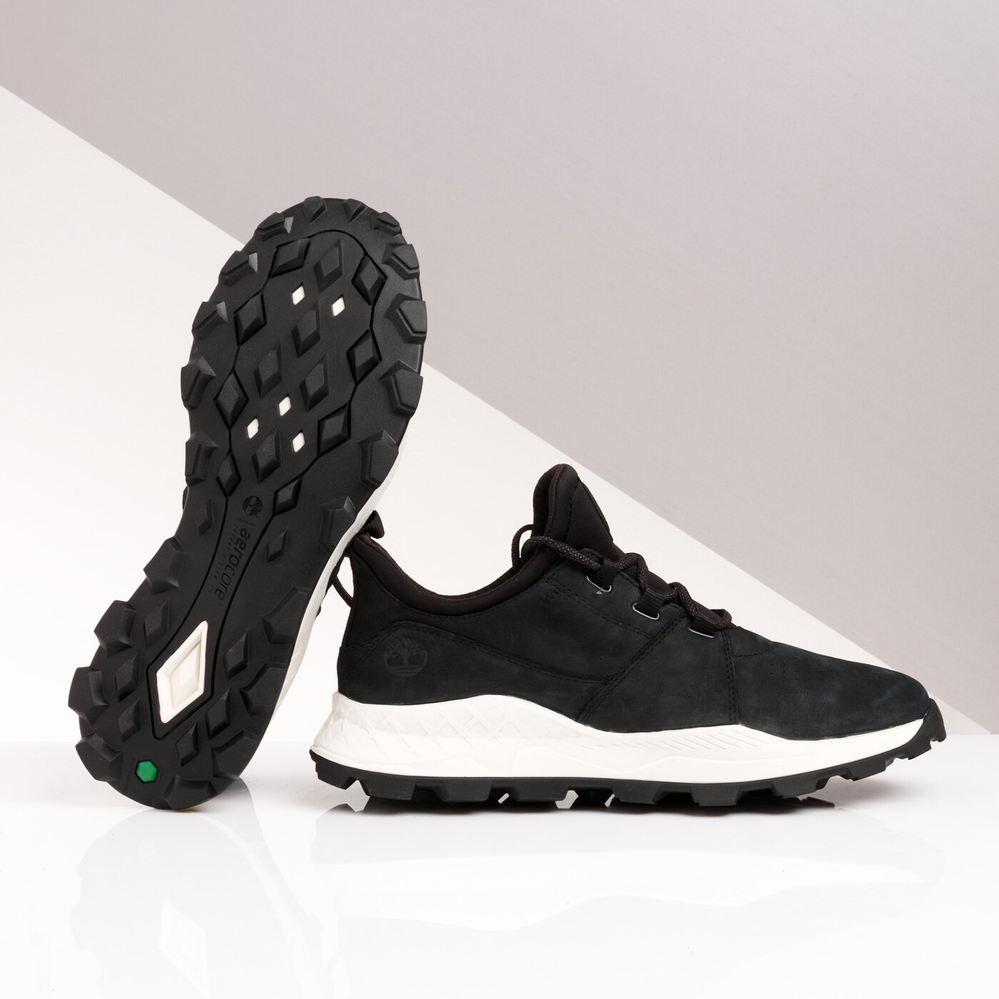 Męskie sneakersy (buty) TIMBERLAND BROOKLYN LACE OXFORD tb0a2bbt0011 kolor czarny