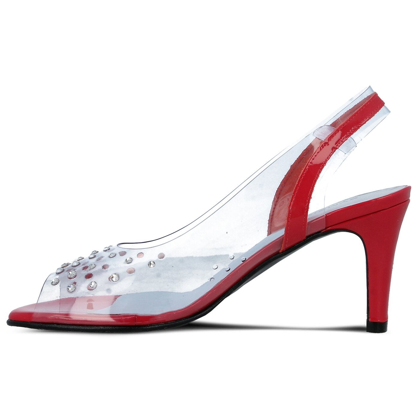 Damskie sandały SYMBIOSIS VICKY SANDALS  sywc218006 kolor czerwony