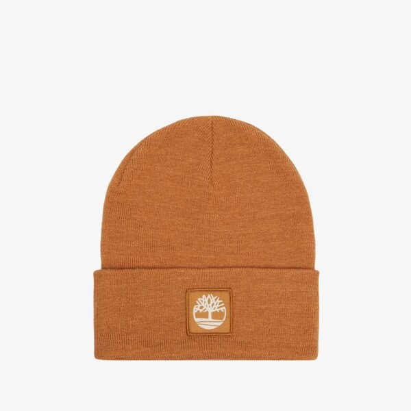 Damska czapka zimowa TIMBERLAND CZAPKA TONAL PATCH BEANIE tb0a65ja2311 kolor żółty