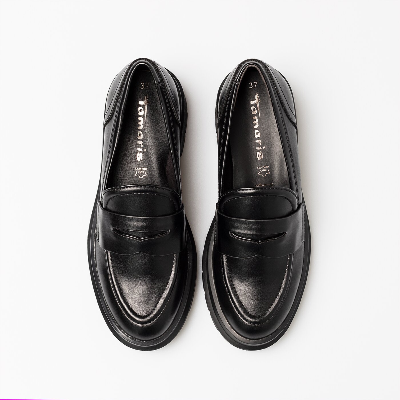 Damskie mokasyny i półbuty TAMARIS LOAFERS 35 BLK 1-1-24702-29-020 kolor czarny