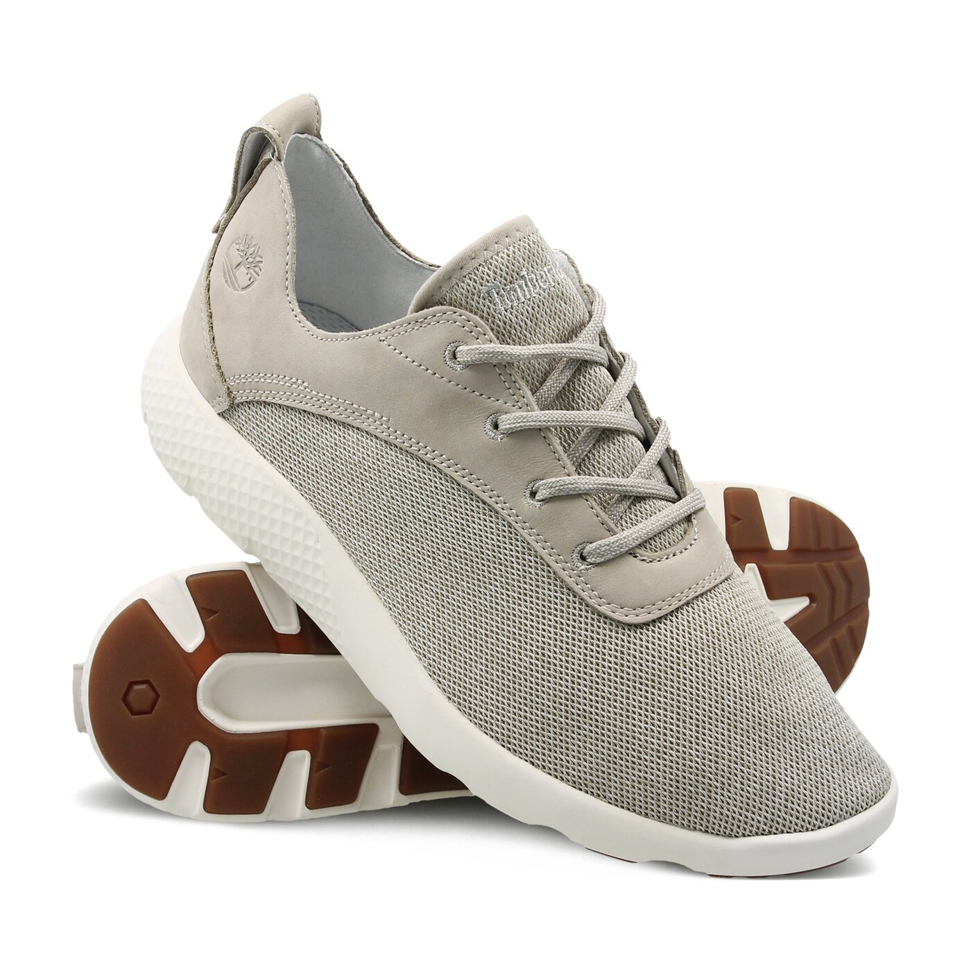 Męskie sneakersy (buty) TIMBERLAND FLYROAM F/L OXFORD  ca1oc6 kolor beżowy