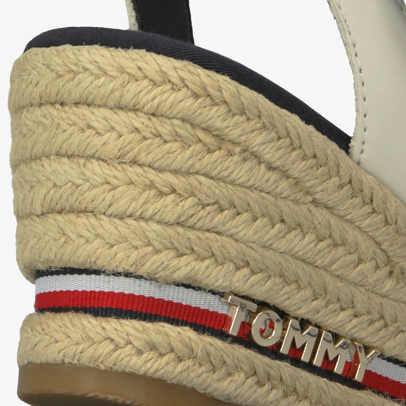 Damskie sandały TOMMY HILFIGER ELBA 60C1 ICONIC ELBA CORPORATE RIBBON fw0fw04056020 kolor biały