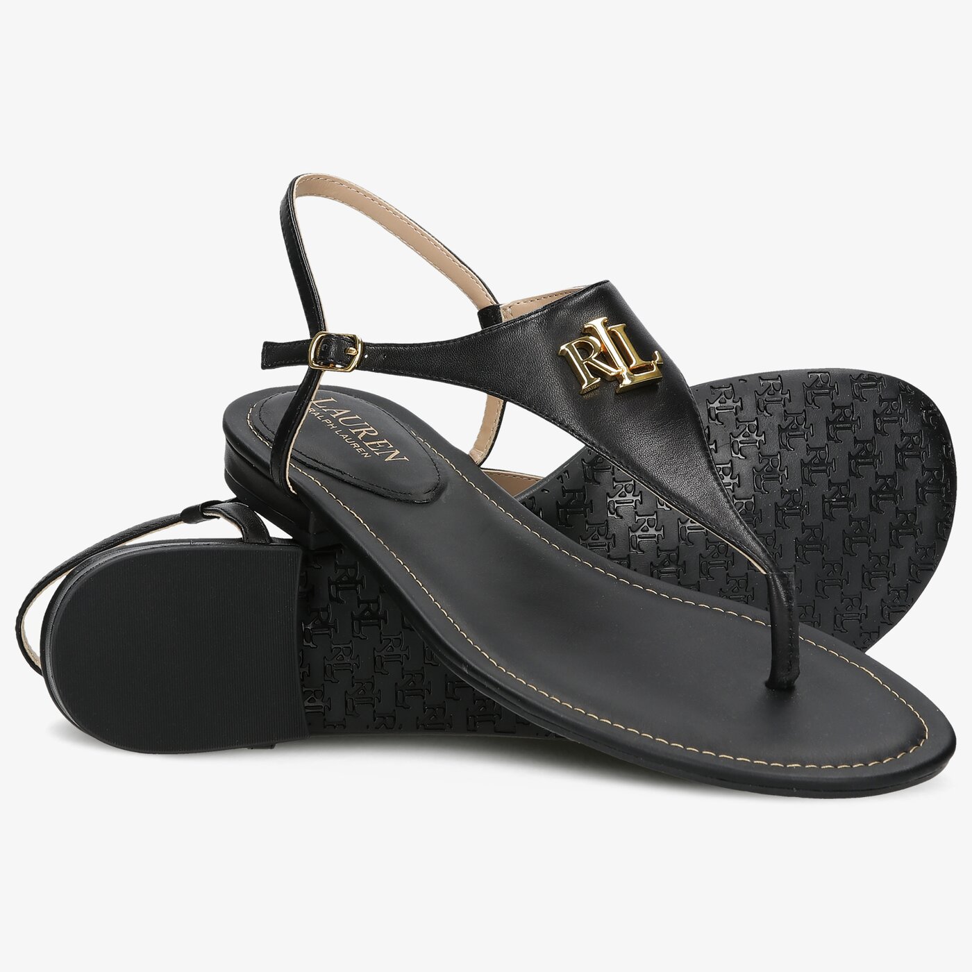 Damskie sandały LAUREN RALPH LAUREN ELLINGTON 802774600001 kolor czarny