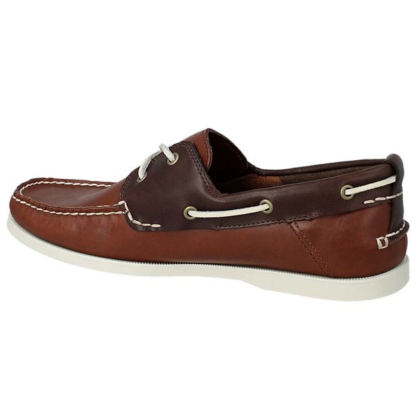Męskie mokasyny TIMBERLAND HERITAGE CW BOAT 2 EYE a13he kolor brązowy