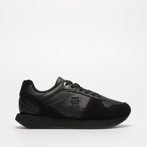 Damskie sneakersy (buty) TOMMY HILFIGER TH ESSENTIAL RUNNER fw0fw07585bds kolor czarny