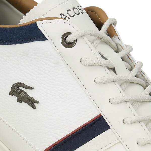 Męskie sneakersy (buty) LACOSTE MISANO 118 2 735cam0081wn1 kolor biały