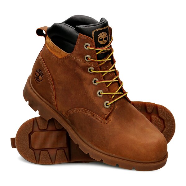 Męskie buty za kostkę TIMBERLAND LEAVITT WP LACE BOOT a1gu9 kolor brązowy