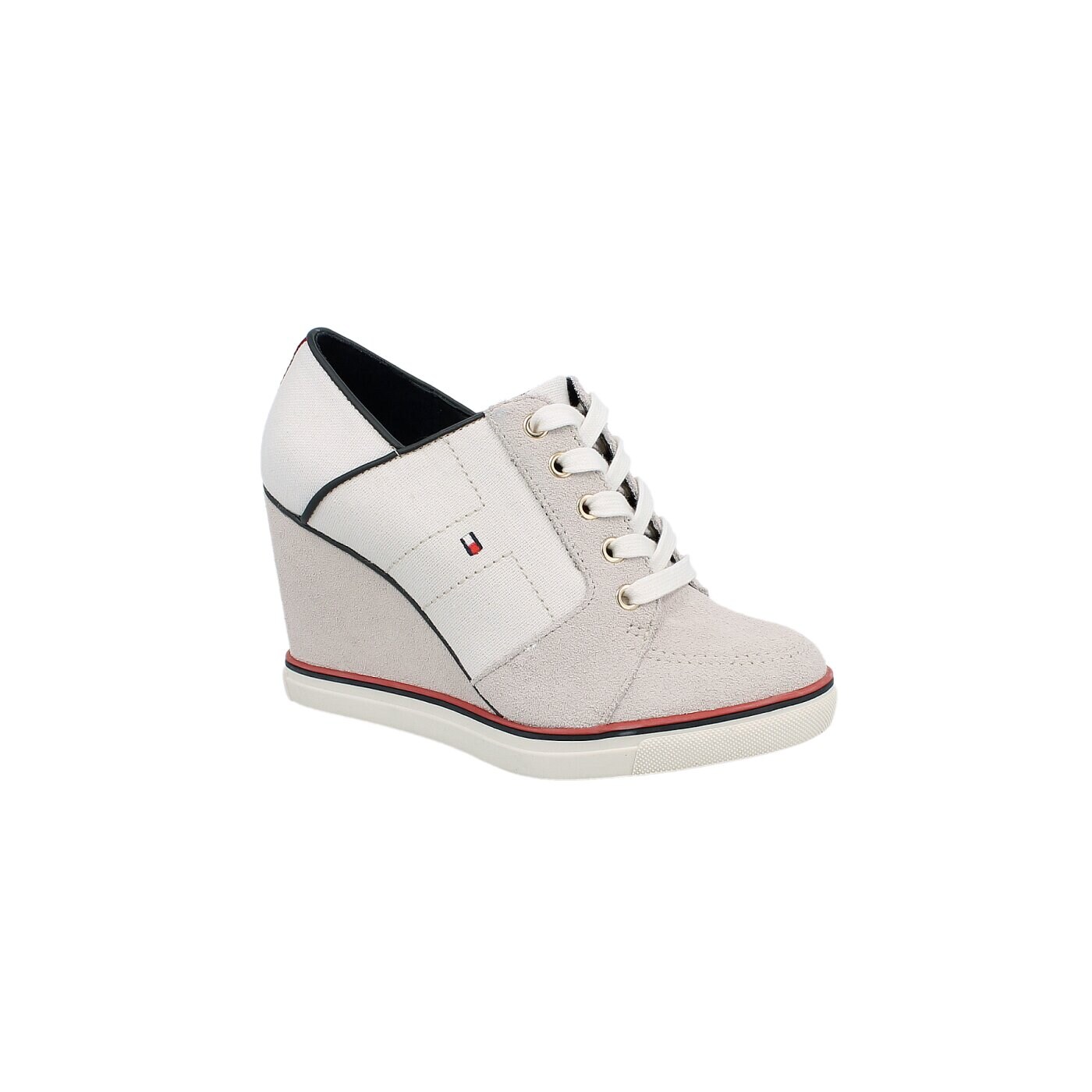 Damskie buty za kostkę TOMMY HILFIGER SAGE 1C  fw56818771100 kolor biały