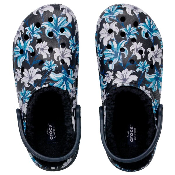 Damskie klapki CROCS CLASSIC LINNED GRAPHIC II CLOG 2053245p5 kolor multicolor