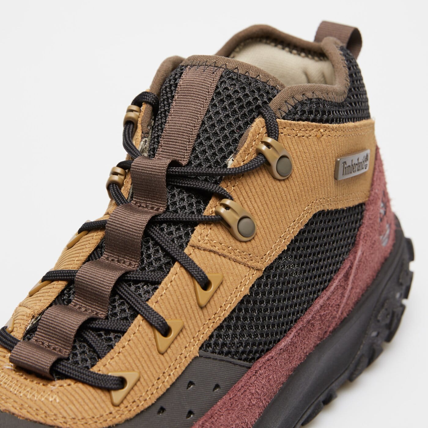 Męskie sneakersy (buty) TIMBERLAND GREENSTRIDE MOTION 6 MID LACE SNEAKER tb0a6cw1a6m1 kolor bordowy