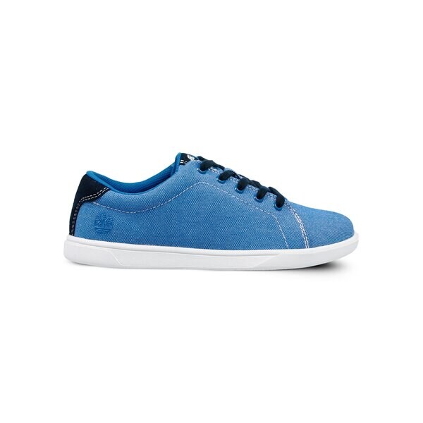 Dziecięce sneakersy (buty) TIMBERLAND GROVETON CANVAS OXFORD a1ih4 kolor niebieski