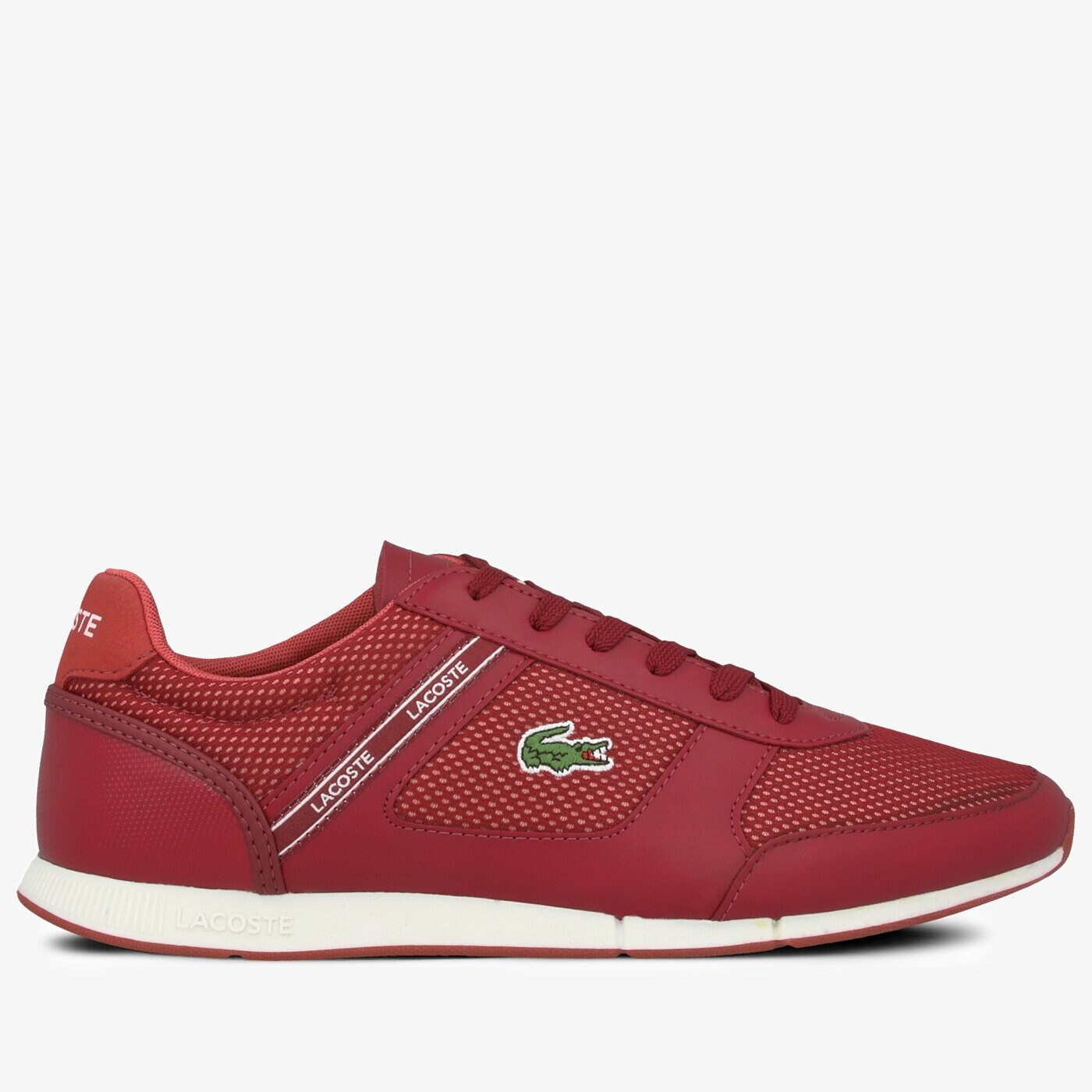 Męskie sneakersy (buty) LACOSTE MENERVA SPORT 120 1 739cma0015dr5 kolor czerwony