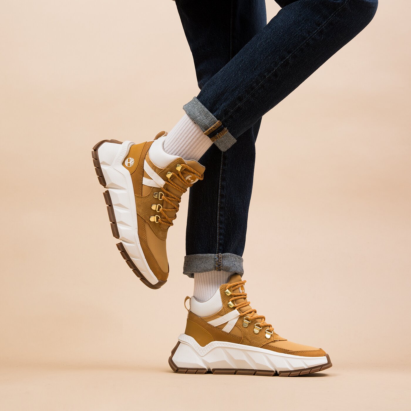 Damskie sneakersy (buty) TIMBERLAND TBL TURBO HIKER tb0a5n4t2311 kolor żółty