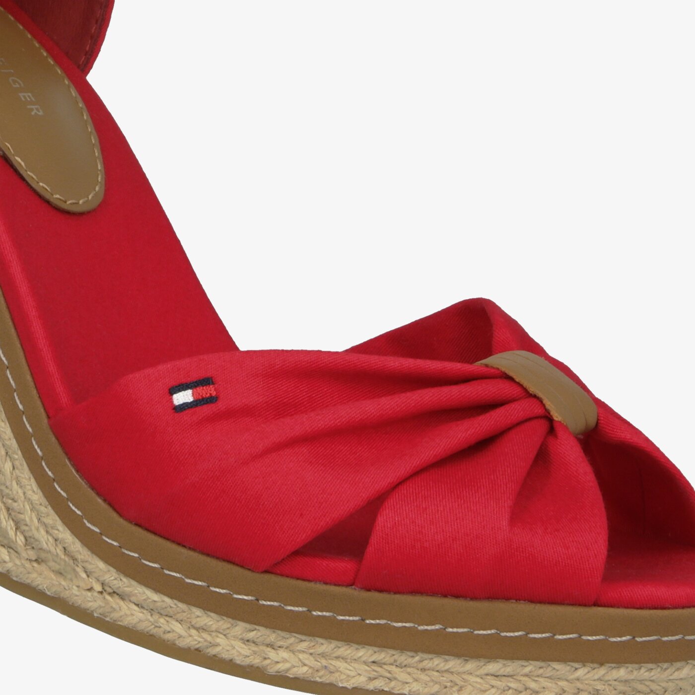 Damskie sandały TOMMY HILFIGER ELENA 56D ICONIC ELENA SANDAL fw0fw00905611 kolor czerwony