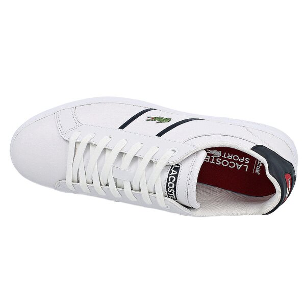 Męskie sneakersy (buty) LACOSTE GRADUATE EVO CRT  728spm0015x96 kolor biały