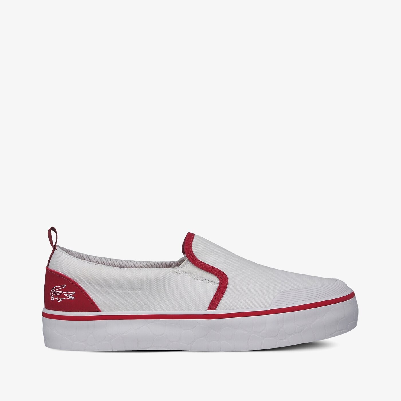 Dziecięce trampki LACOSTE GAZON CROCO 220 1 CUJ 739cuj00131t4 kolor biały