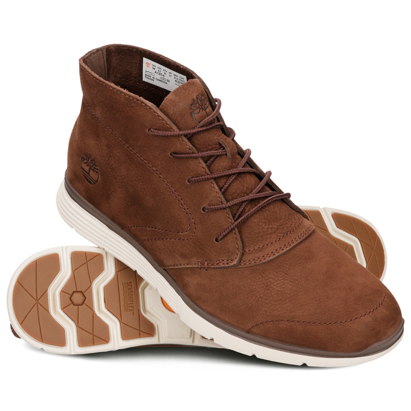 Męskie sneakersy (buty) TIMBERLAND KILLINGTON UNLINED HALF CAB tb0a1zc49311 kolor brązowy