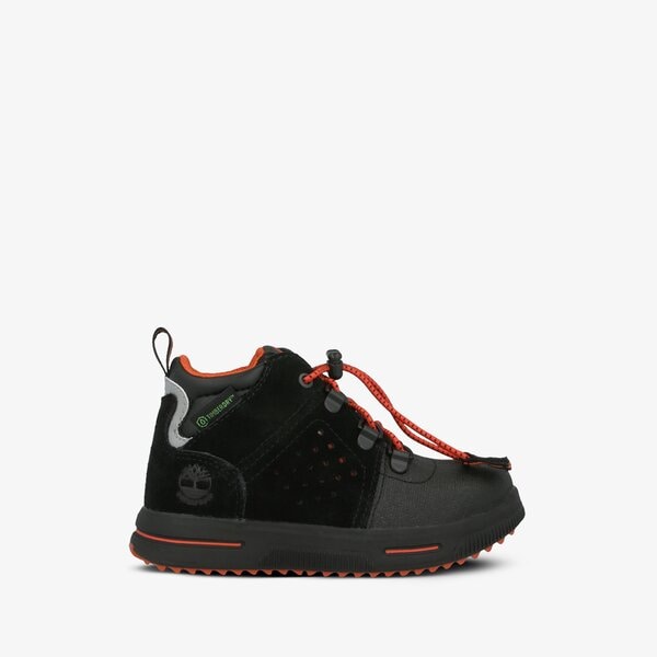 Dziecięce buty outdoor / trekkingowe TIMBERLAND CITY STOMPER MID WP tb0a22pm0151 kolor czarny