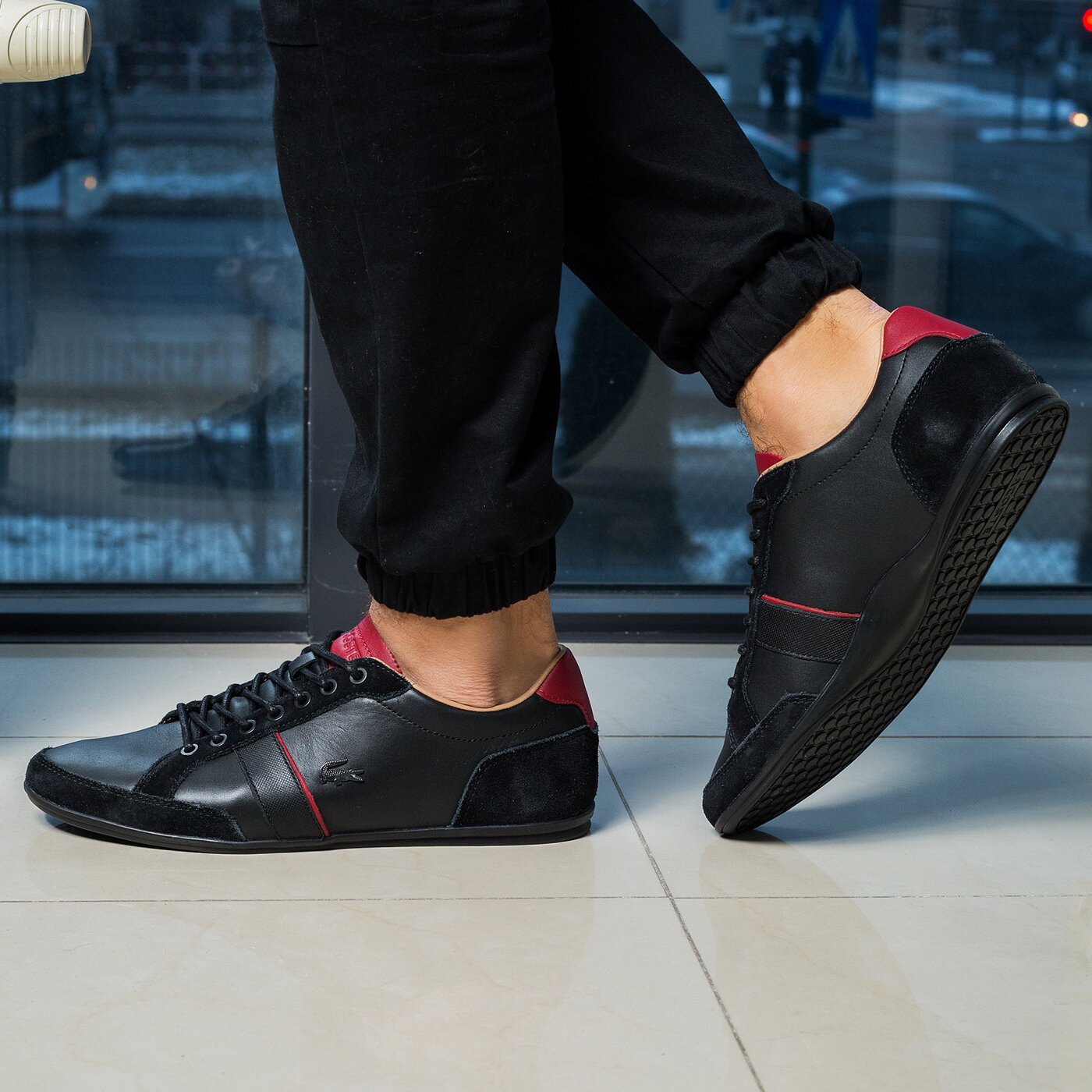 Męskie trampki LACOSTE ALISOS 117 1 733cam1018024 kolor czarny