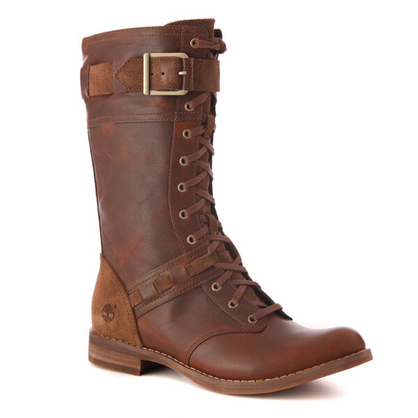 Damskie kozaki TIMBERLAND EK SAVIN HILL MID BOOT 8542r kolor brązowy