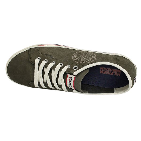 Męskie trampki TOMMY HILFIGER SAMSON 9B em56817020326 kolor zielony