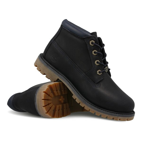 Damskie trapery TIMBERLAND NELLIE CHUKKA DOUBLE a19bk kolor granatowy