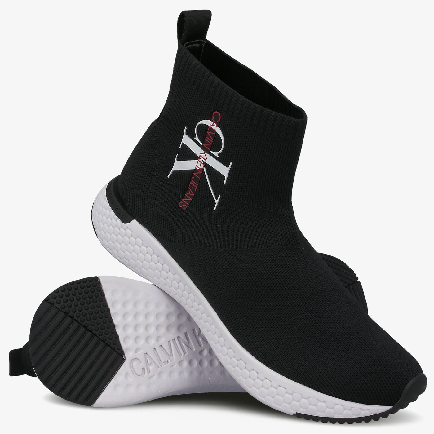 Damskie sneakersy (buty) CALVIN KLEIN ADALEA b4r1643001 kolor czarny