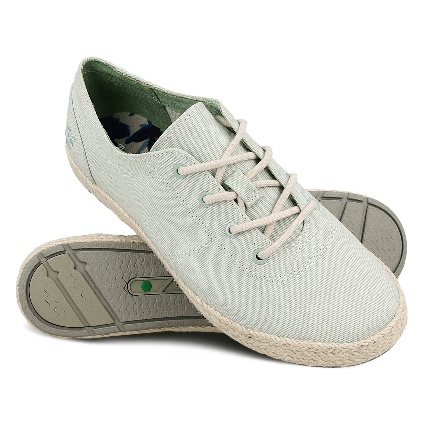 Damskie półbuty TIMBERLAND CASCO BAY CANVAS/JU TE OX a1af3 kolor zielony