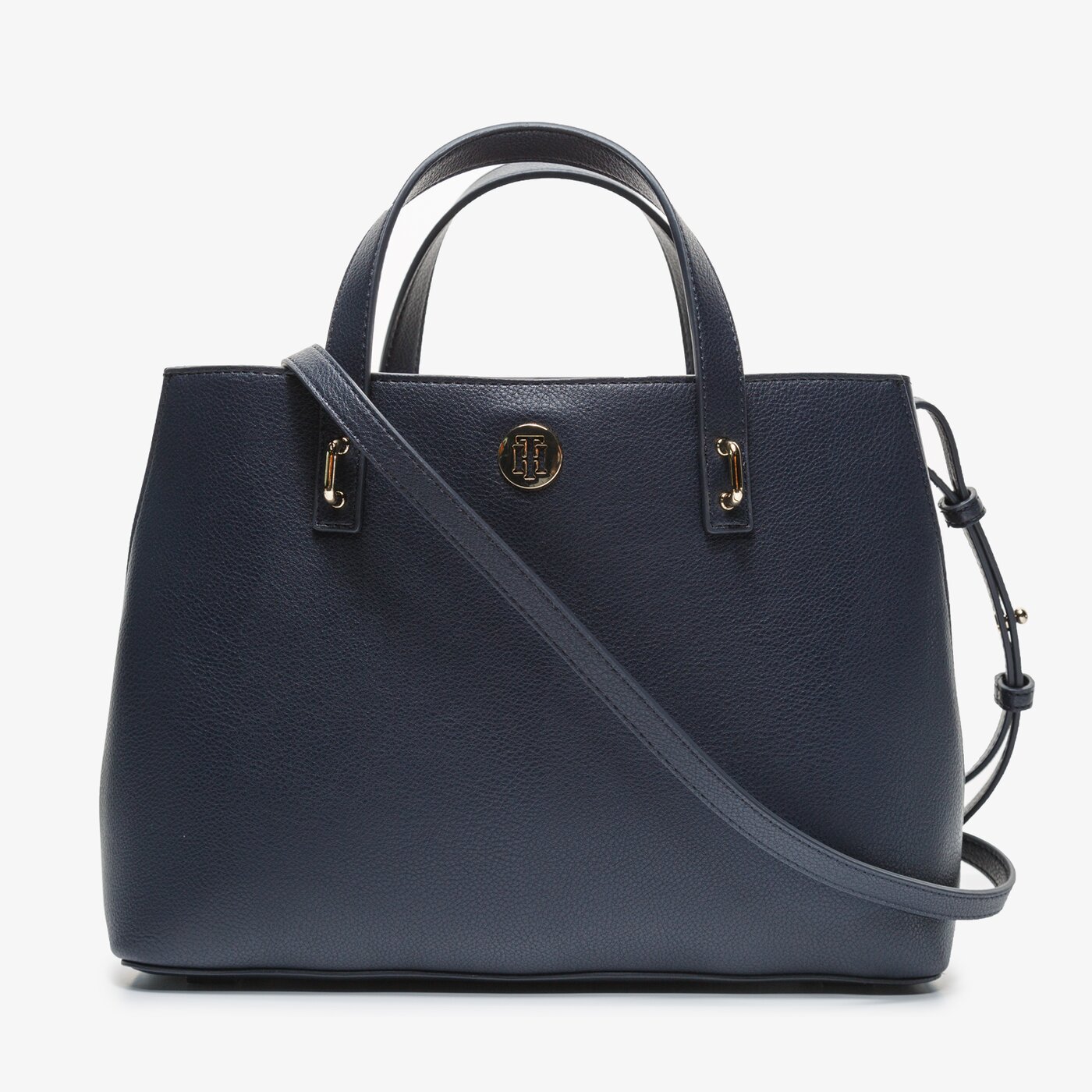 Damska torebka TOMMY HILFIGER TOREBKA CHARMING MED WORK BAG aw0aw08158cjm kolor czarny