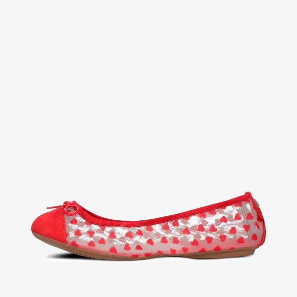 Damskie baleriny (buty) BUTTERFLY TWISTS OLIVIA bt21036168 kolor czerwony