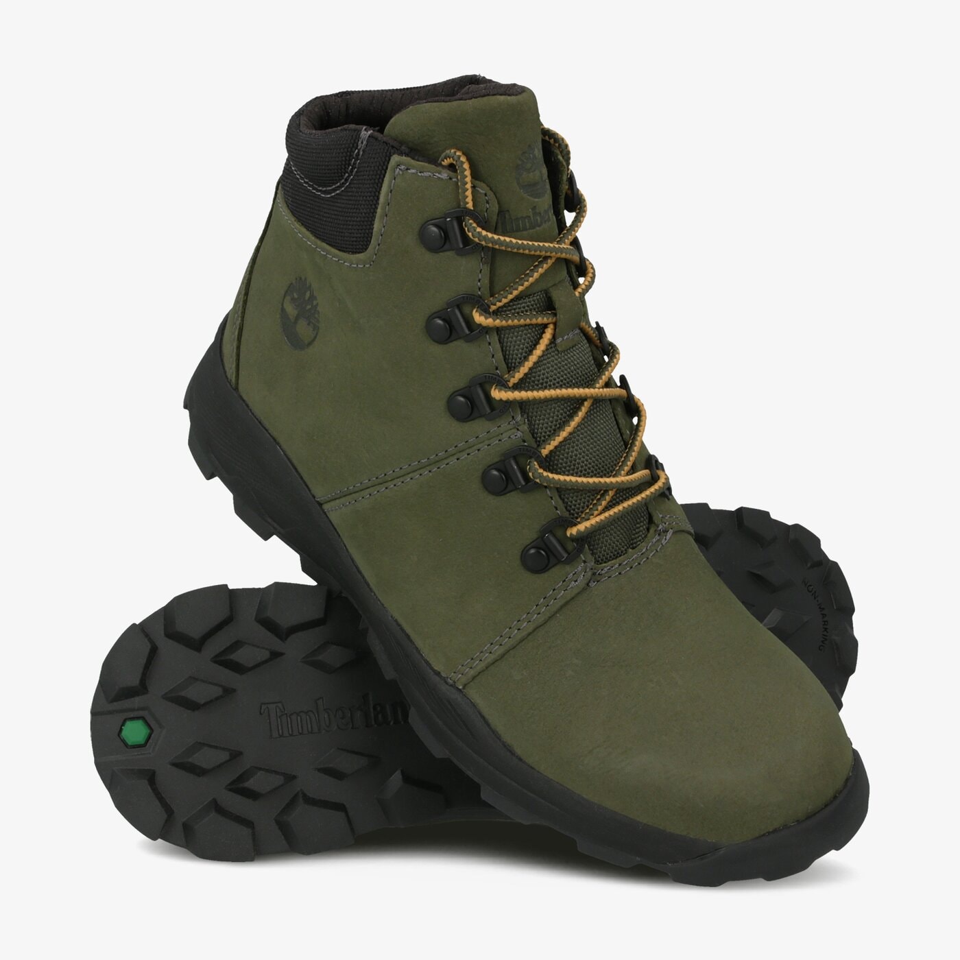 Dziecięce buty outdoor / trekkingowe TIMBERLAND BROOKLYN HIKER tb0a28jza581 kolor zielony