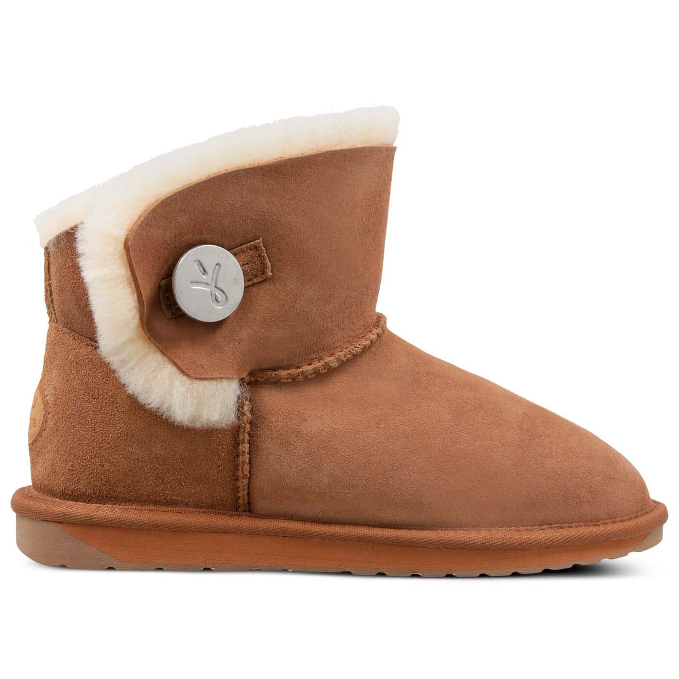 Damskie śniegowce EMU DENMAN MINI w11255chestnut kolor żółty