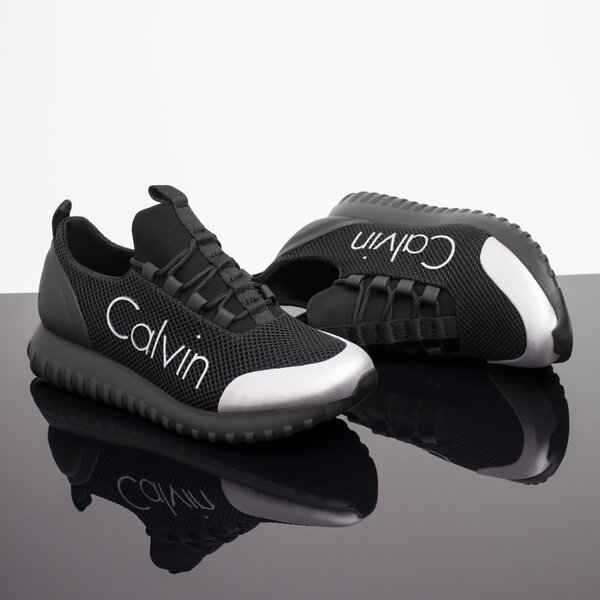 Damskie sneakersy (buty) CALVIN KLEIN REIKA r0666001 kolor czarny