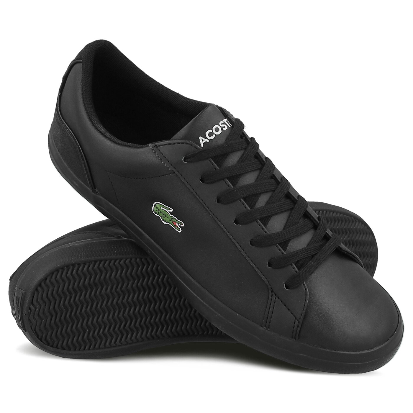 Męskie trampki LACOSTE LEROND 317 1 734cam004102h kolor czarny