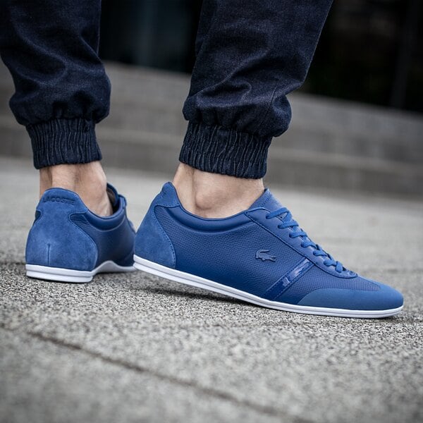 Męskie sneakersy (buty) LACOSTE MOKARA 216 1 731cam0151120 kolor granatowy