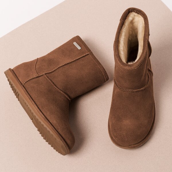 Dziecięce buty za kostkę EMU BRUMBY LO k10773oak kolor brązowy