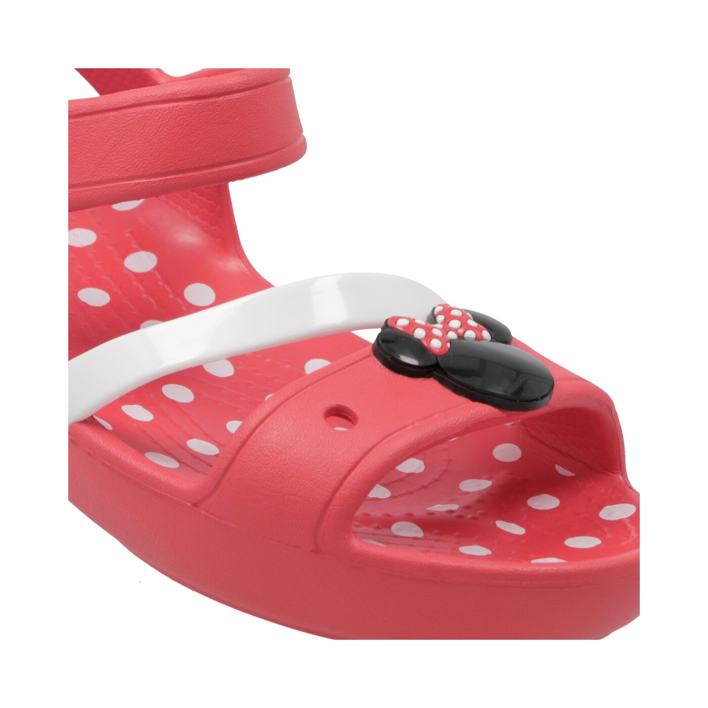 Dziecięce sandały / klapki CROCS LINA MINNIE SANDAL K 2049998c1i kolor czerwony