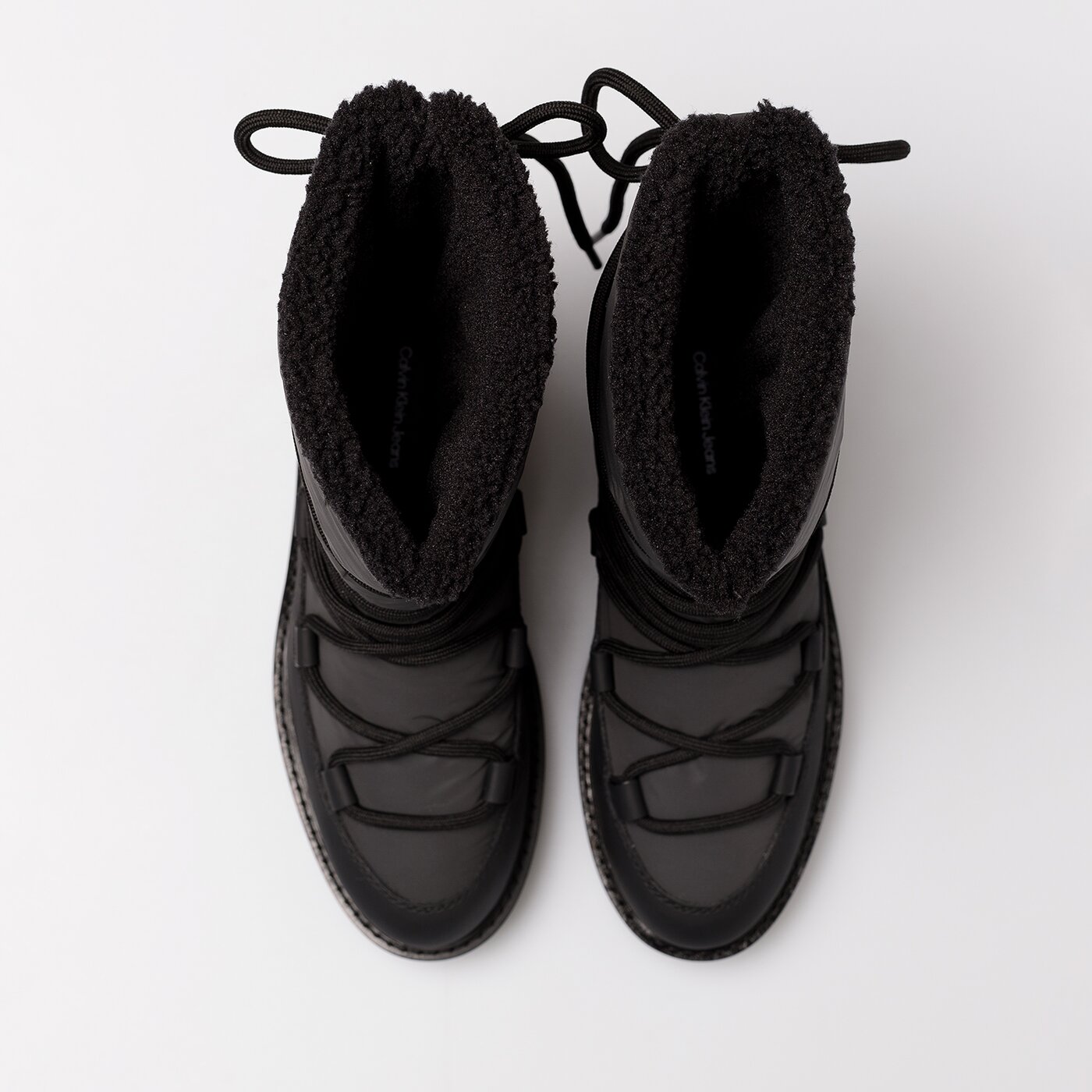 Damskie śniegowce CALVIN KLEIN PLUS SNOW BOOT yw0yw00731bds kolor czarny