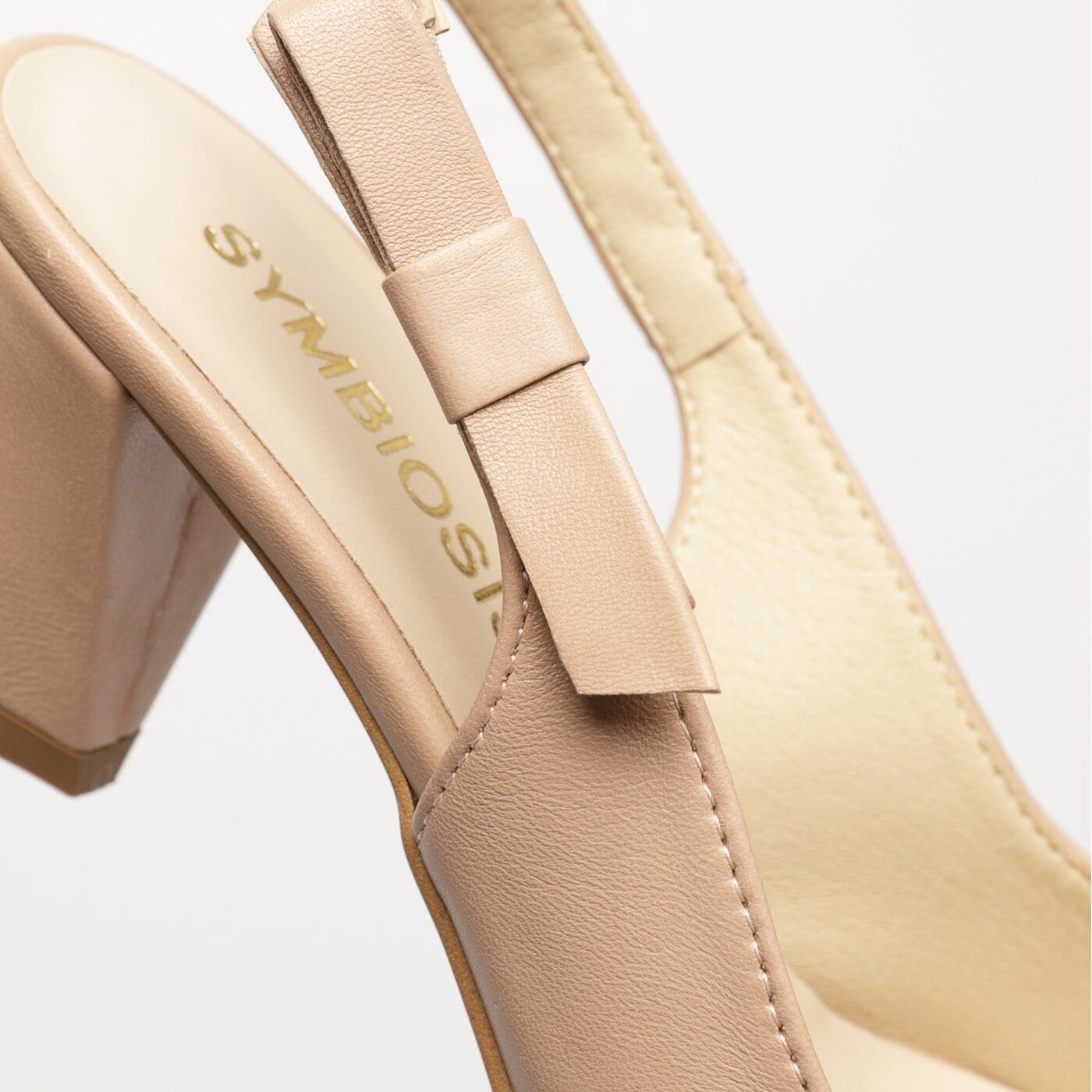 Damskie szpilki / czółenka SYMBIOSIS MONIQUE sywf123009 kolor beżowy