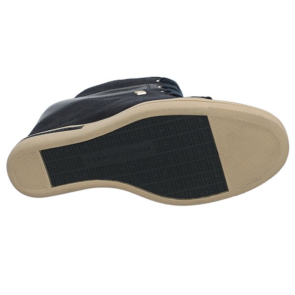 Damskie buty za kostkę TOMMY HILFIGER SEBILLE 5C  fw56819716403 kolor granatowy