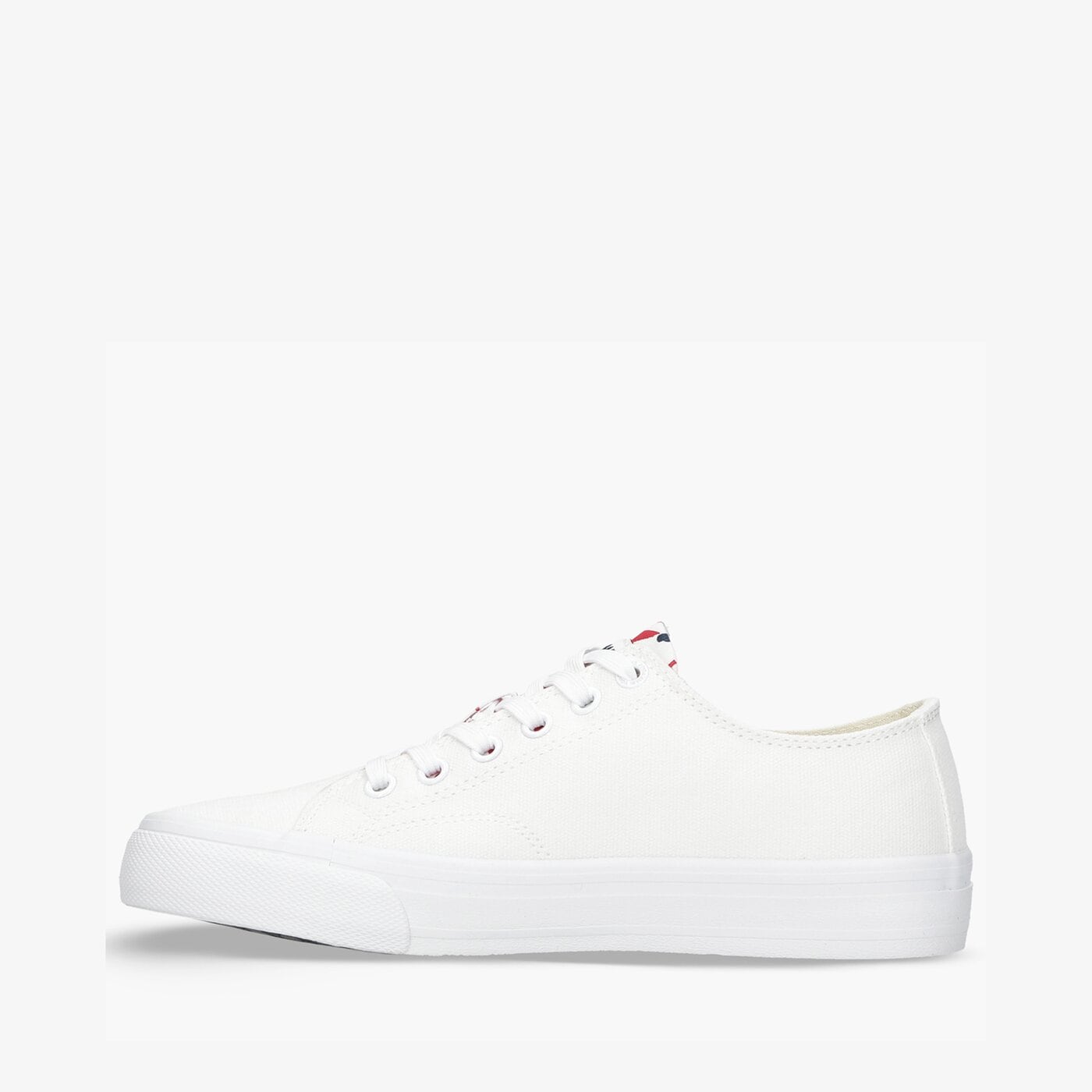 Damskie trampki TOMMY HILFIGER TOMMY JEANS LOWCUT VULC en0en01417ybr kolor biały