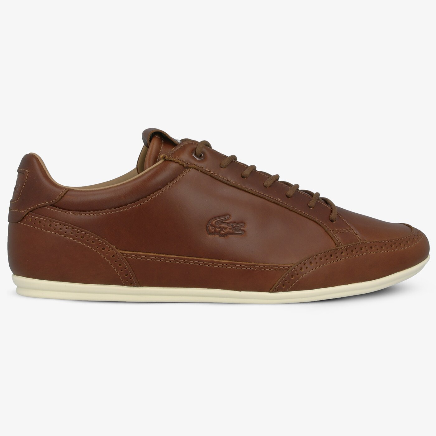 Męskie sneakersy (buty) LACOSTE CHAYMON CLUB 319 1 CMA 738cma00202c3 kolor brązowy