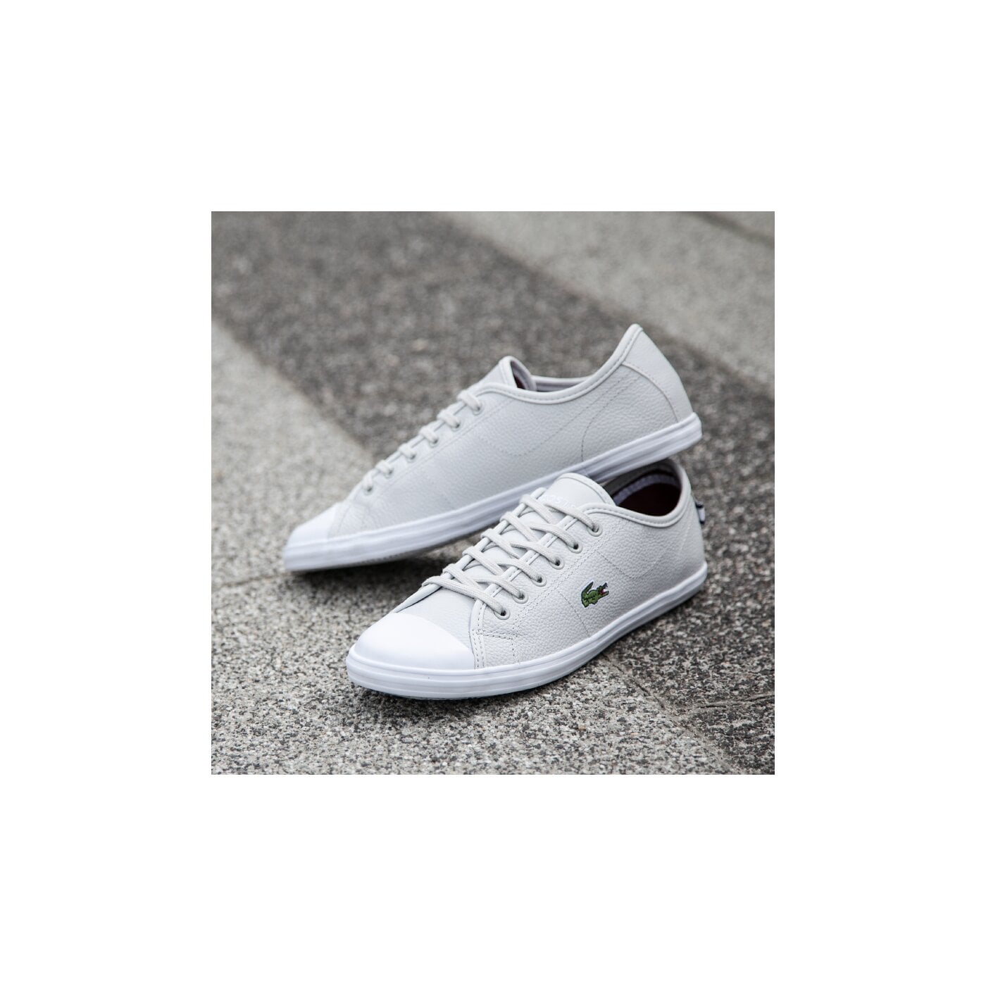 Damskie trampki LACOSTE ZIANE SNEAKER CLS2 729spw104614c kolor szary